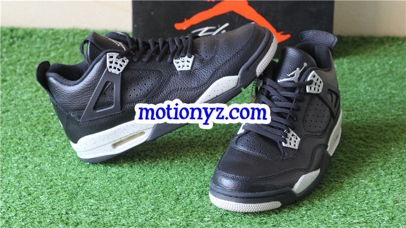 Authentic Air Jordan 4 Retro Fear Oreo